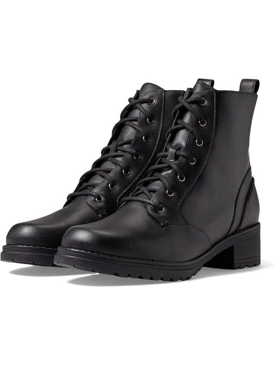 Cole Haan Shoes - 🆕 COLE HAAN Camea Ankle Moto Combat Waterproof Boot 7.5 Black